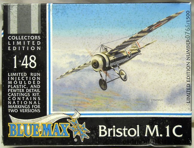 Blue Max 1/48 Bristol M-1C - (M1C), BM115 plastic model kit